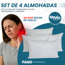 Set x4 Almohadas Hoteleras Premium La sensación de dormir en un hotel 5 estrellas