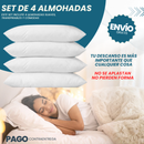 Set x4 Almohadas Hoteleras Premium La sensación de dormir en un hotel 5 estrellas